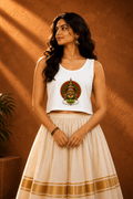 Kathakali Crop Top